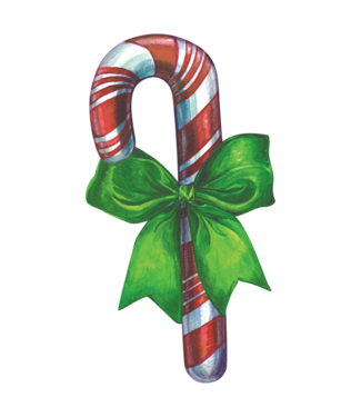 HESTER & COOK Candy Cane Table Accent