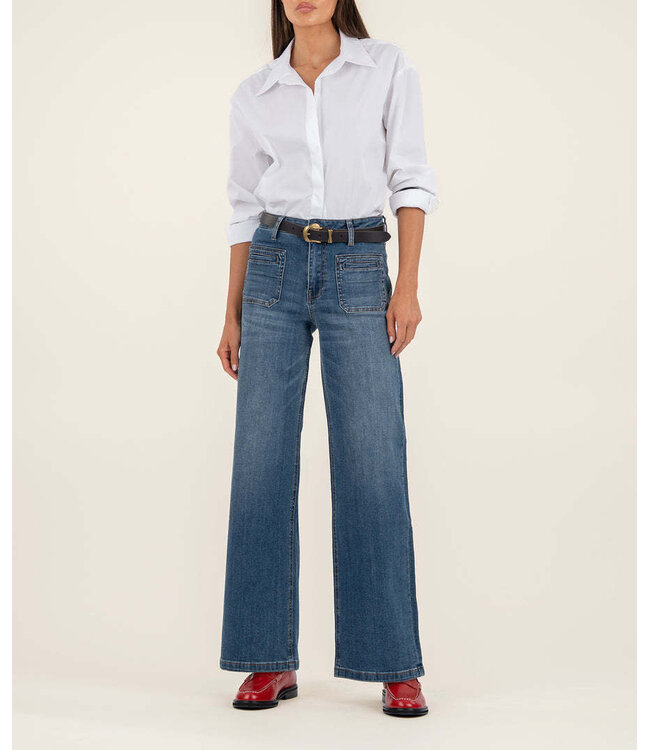 KUT FROM THE KLOTH Angie Jean High Rise Wide Leg