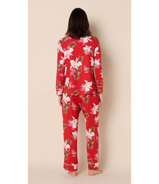 Amy Flora Festiva Pima Knit Long-Sleeved Pajama