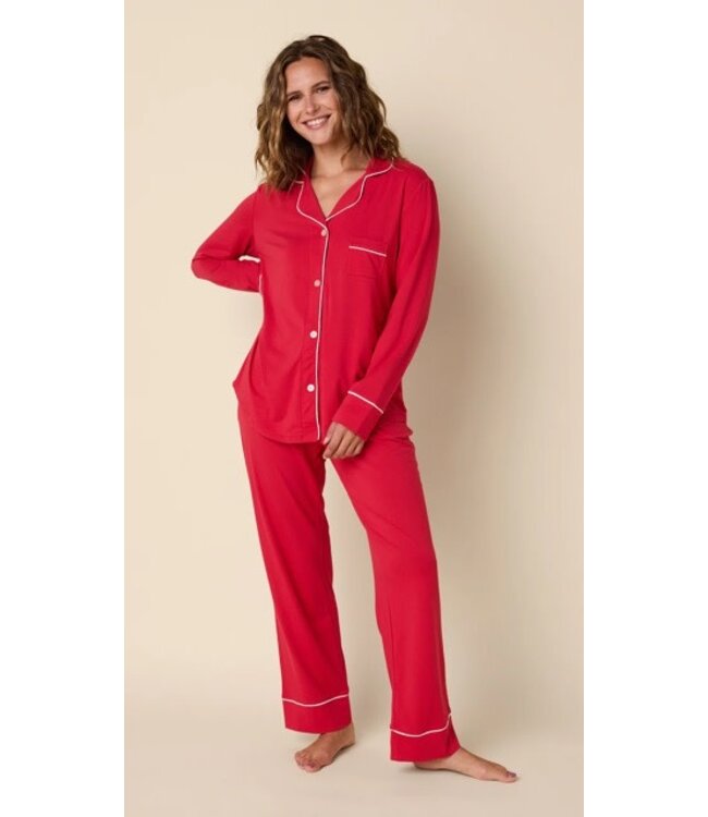 Lucia Classic Pima Knit Long Sleeved Pajama