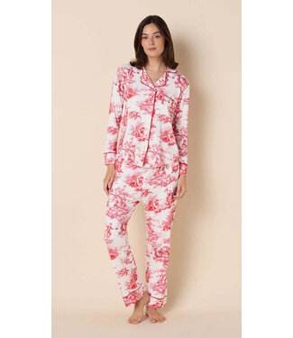 Hannah Idle Hours Pima Knit Long-Sleeved Pajama