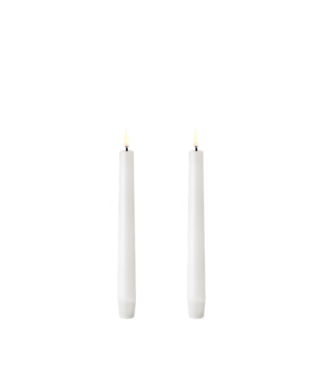 LED Taper Candle, Nordic White Smooth