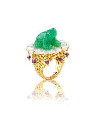 Villandry Frog Prince Ring - Multi