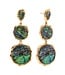 Aurora Triple Drop Post Earrings - Abalone