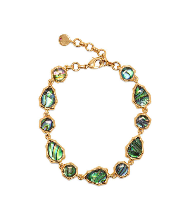 Aurora Link Bracelet, 7"+2'' - Abalone