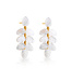 Mermaid Garden Vine Drop Earrings - MOP