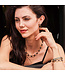 Cleopatra Regal Link Earrings - Gold/Midnight