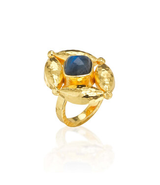Mystic Eye Ring - Blue Labradorite