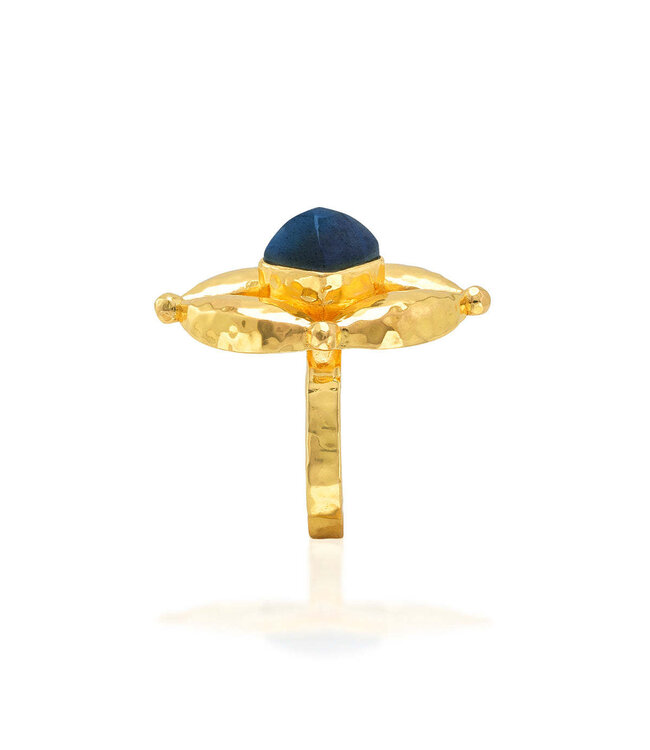 Mystic Eye Ring - Blue Labradorite