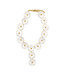 Mermaid Garden Floral Convertible Necklace, 16"+2'' - MOP