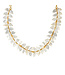 Mermaid Garden Vine Necklace, 14"+3" - MOP