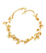 Meadow Wildflower Necklace, 16" - Gold