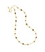 Mystic Eye Double Sided Necklace, 32" - Blue Labradorite/Green Onyx