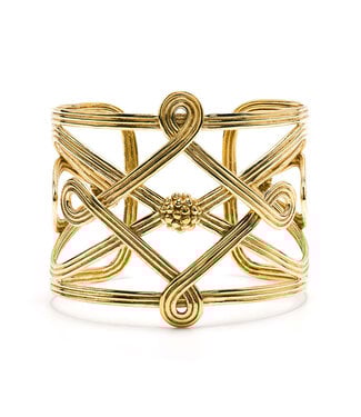 Monique Compass Cuff - Gold