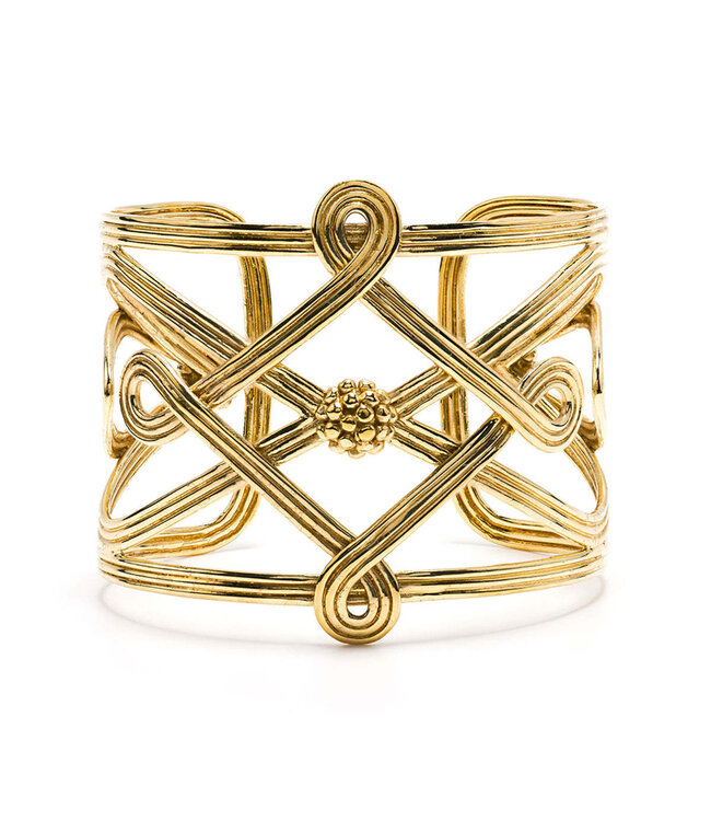 Monique Compass Cuff - Gold