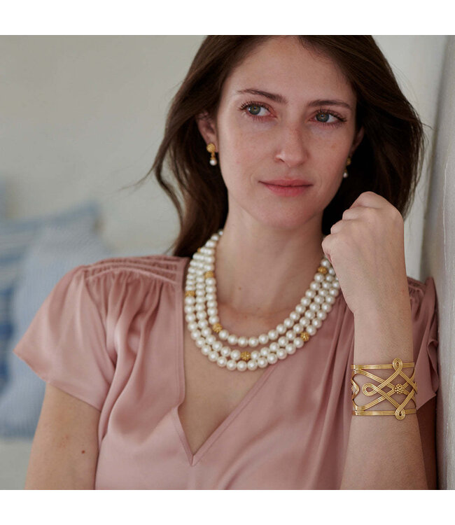 Monique Compass Cuff - Gold