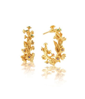 Meadow Small Hoop Earrings - Gold