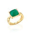 Mystic Eye Gem Ring - Green Onyx