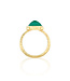 Mystic Eye Gem Ring - Green Onyx
