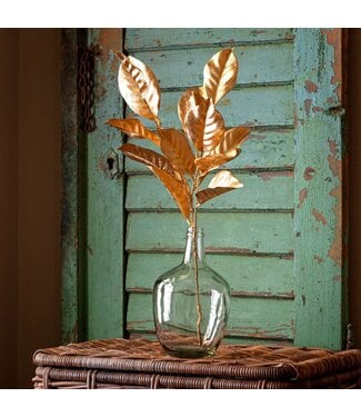 Gold Metallic Magnolia Stem