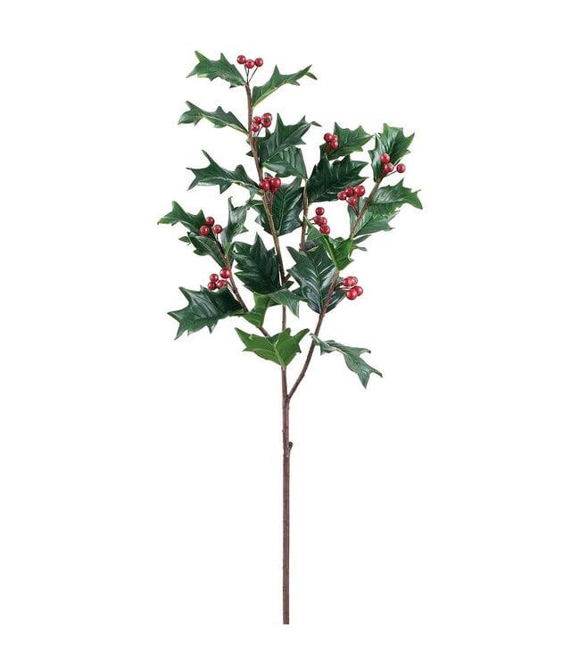 32" Holly Spray With Berry