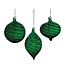 Spiral Pattern Glass Ornament - Sold Individually