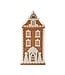 MACKENZIE CHILDS Gingerbread House Ceramic Cookie Jar