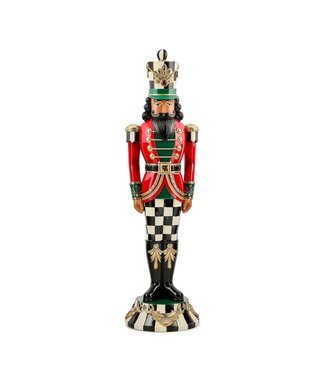 MACKENZIE CHILDS Courtly Classic Resin Black Nutcracker