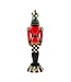 MACKENZIE CHILDS Courtly Classic Resin Black Nutcracker