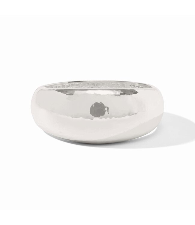 JULIE VOS Catalina Statement Hinge Bangle - Silver