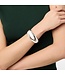 JULIE VOS Catalina Statement Hinge Bangle - Silver
