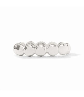JULIE VOS Solara Nova Hinge Bangle Silver