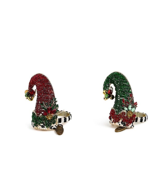 MACKENZIE CHILDS Elf Hat Napkin Ring - Sold Individually