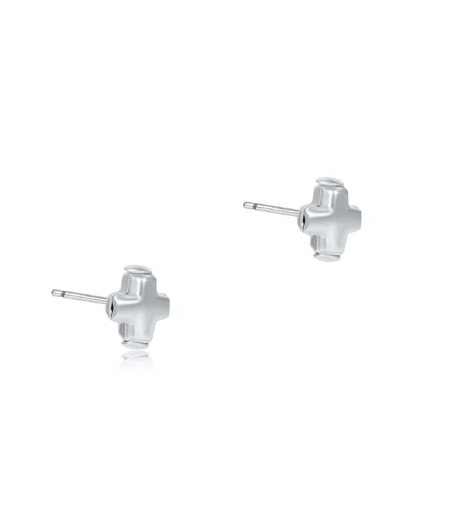 ENEWTON Signature Cross Small Sterling Stud - Sterling