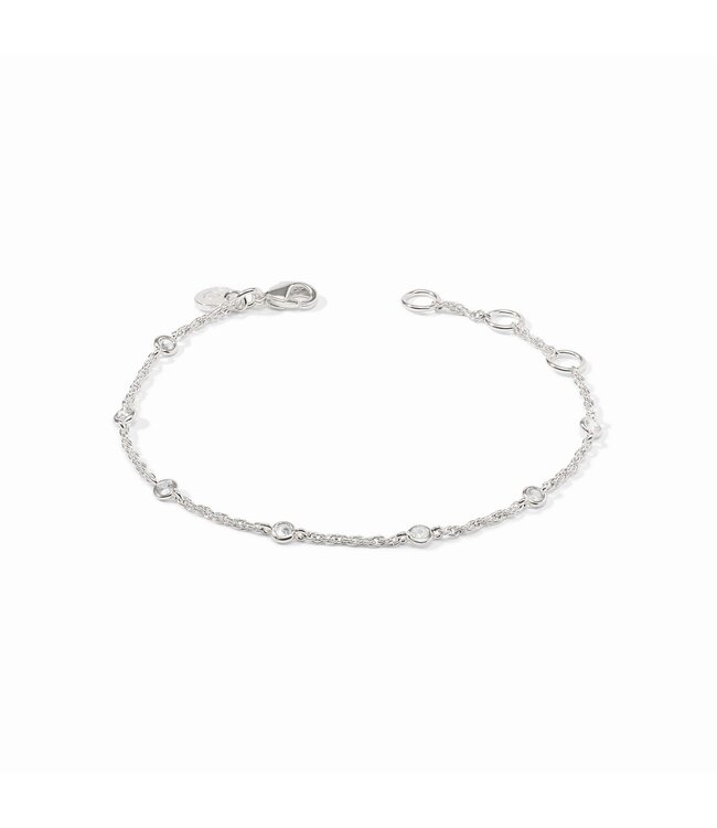 JULIE VOS Celeste Delicate Bracelet Silver Cubic Zirconia