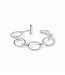 JULIE VOS Catalina Light Link Bracelet Silver