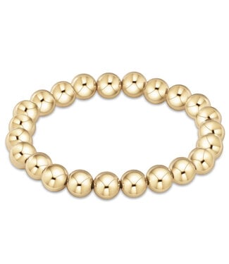 ENEWTON Classic Gold 8mm Bead Bracelet