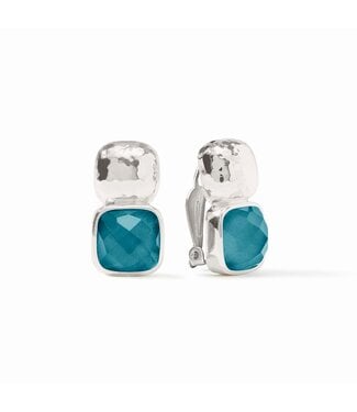 JULIE VOS Catalina Clip - Iridescent Montana Blue