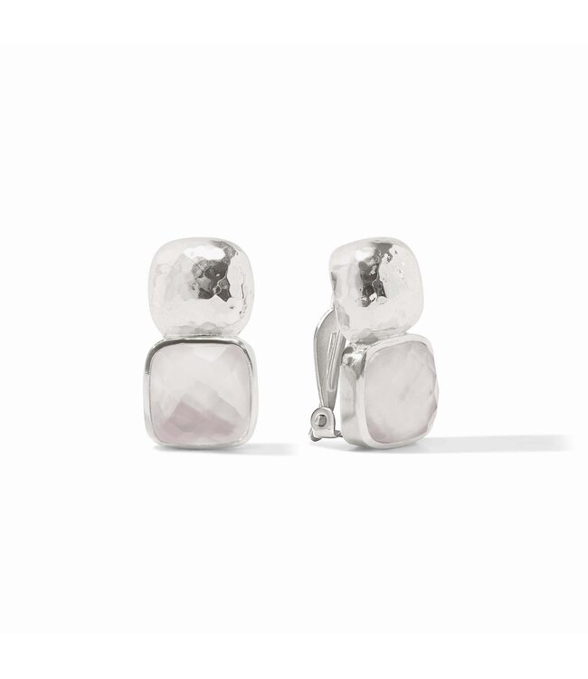 JULIE VOS Catalina Clip - Iridescent Clear Crystal
