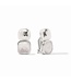 JULIE VOS Catalina Clip - Iridescent Clear Crystal
