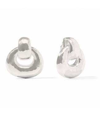 JULIE VOS Avalon Doorknocker Clip Silver