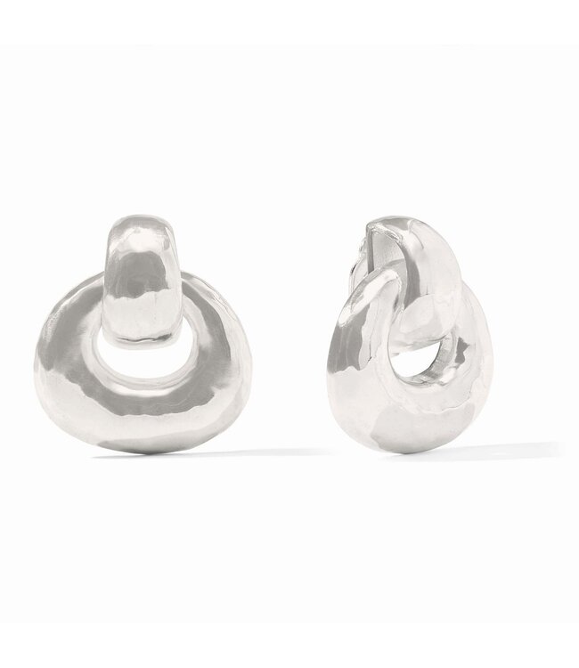 JULIE VOS Avalon Doorknocker Clip Silver