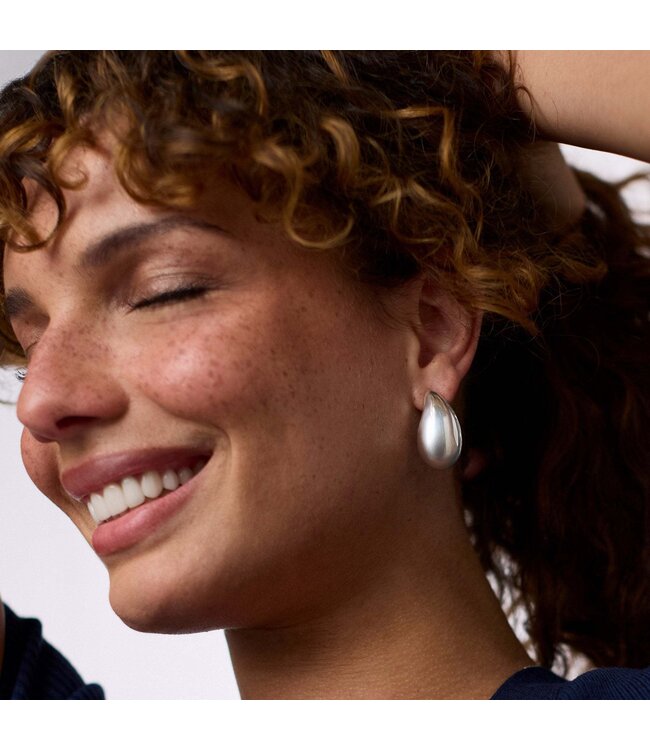 JULIE VOS Wave Clip Silver