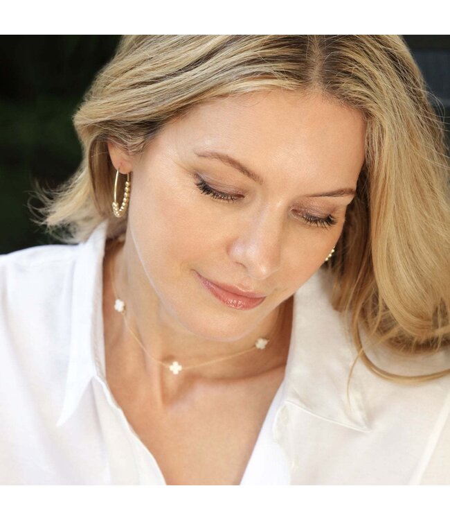 ENEWTON 17" Choker Simplicity Chain Gold - Signature Cross