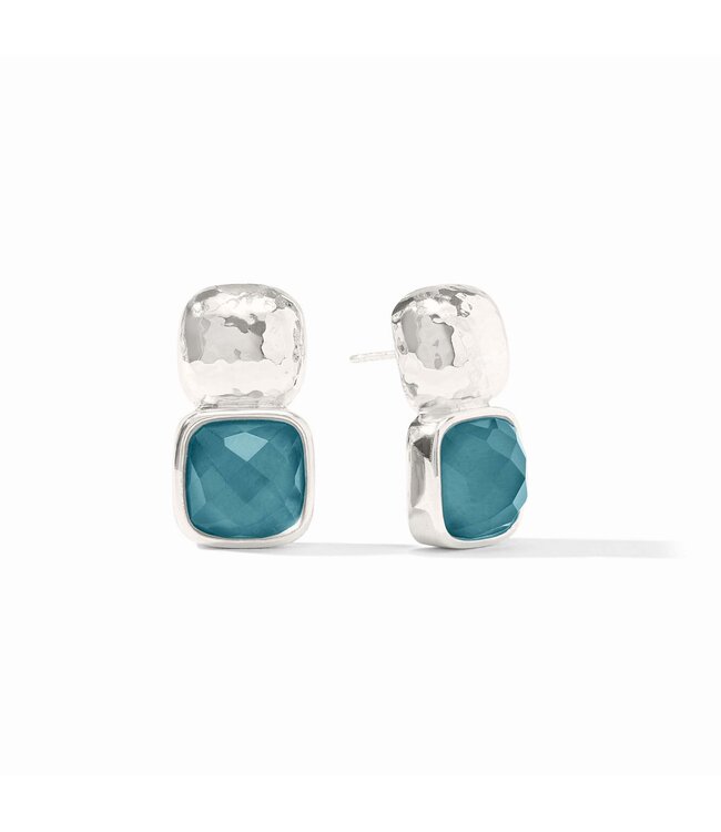 JULIE VOS Catalina Earring - Iridescent Montana Blue