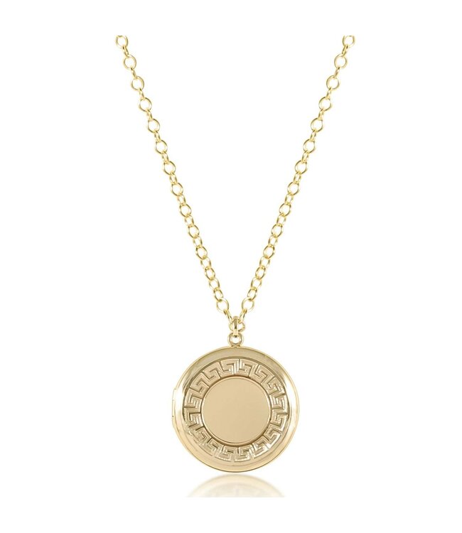 ENEWTON 16" Necklace Gold - Cherish Medium Gold Locket