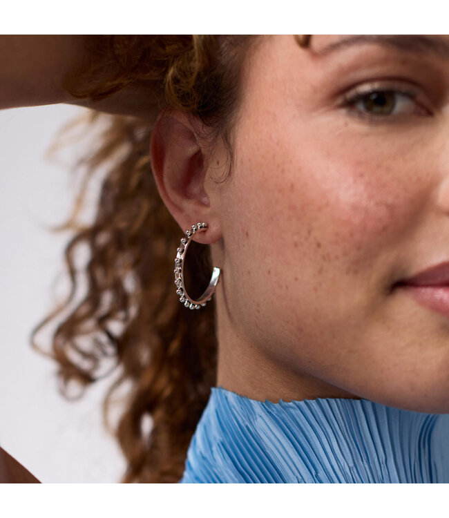 JULIE VOS SoHo Hoop Silver Large