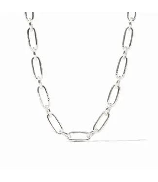 JULIE VOS Palladio Link Necklace Silver