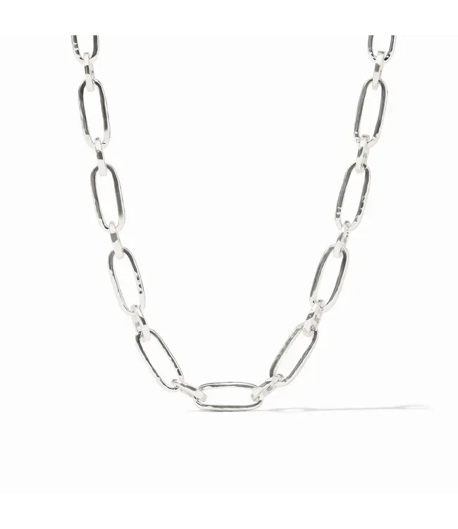 JULIE VOS Palladio Link Necklace Silver