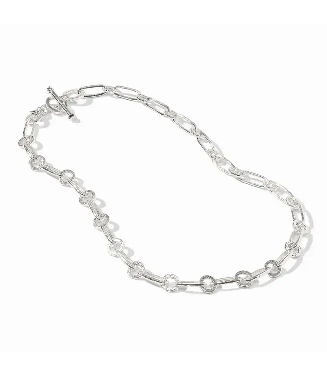 JULIE VOS Palladio Link Necklace Silver